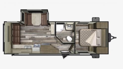 2019 Starcraft Mossy Oak 23rls Floor Plan, HD Png Download, Transparent PNG