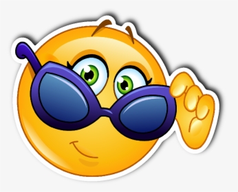 Sunglasses Smiley Emoji, HD Png Download, Transparent PNG