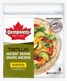 Dempster S® Ancient Grains 7 - Dempsters Whole Wheat Tortilla, HD Png Download, Transparent PNG