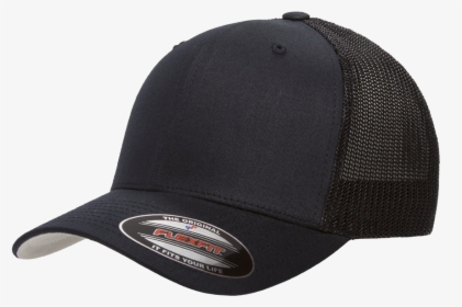 6511 Flexfit Hat Mesh Cotton Twill Trucker Cap - Baseball Cap, HD Png Download, Transparent PNG