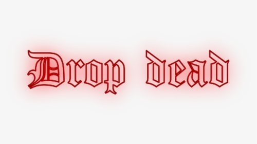 #red #neon #goth #aesthetic #evil #dead #death #sad - Aesthetic Transparent Red Death, HD Png Download, Transparent PNG