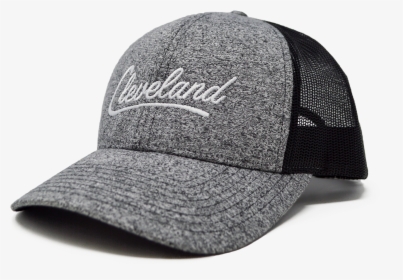 Cleveland Script Trucker Hat - Baseball Cap, HD Png Download, Transparent PNG