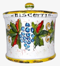 Cookie Jar Italian Ceramics - Ceramic, HD Png Download, Transparent PNG