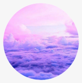 #purple #lila #rosa #pink #nuves #cirlce #circulo #marco - Purple And Pink Sky, HD Png Download, Transparent PNG