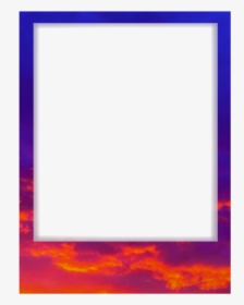 #cielonublado #nuves #cielo #marco #polaroid - Picture Frame, HD Png Download, Transparent PNG