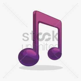 Musical Note Vector Image - Illustration, HD Png Download, Transparent PNG