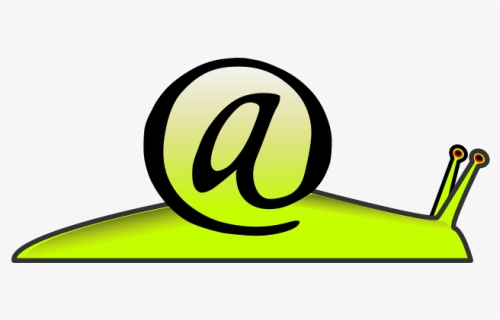 Free Vector Snail E-mail - หอย ทาก ภาพ เคลื่อนไหว Gif, HD Png Download, Transparent PNG