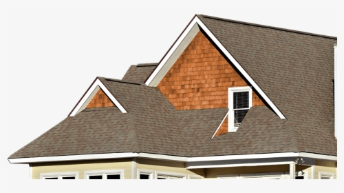 Shingle Roof House - Roof, HD Png Download, Transparent PNG