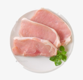 Raw Pork Png Pic - Raw Pork Cutlet, Transparent Png, Transparent PNG
