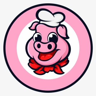 Logo, Pig, Pork, Food, Restaurant, Cuisine, Kitchen, HD Png Download, Transparent PNG