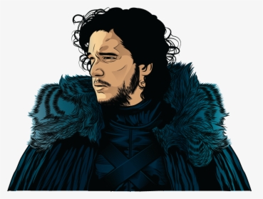I Was Creating Jon Snow Vector Art With The Photo From - Jon Snow Art Png, Transparent Png, Transparent PNG