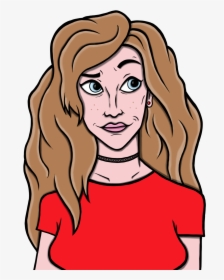 Just A Self Portrait I Did With Heavy Reference Copying - Cartoon, HD Png Download, Transparent PNG