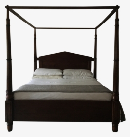 Viyet Designer Furniture Bedroom - Black Canopy Bed King Size, HD Png Download, Transparent PNG
