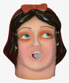 Cabezudo Infantil Del Famoso Cuento De Blancanieves - Carving, HD Png Download, Transparent PNG