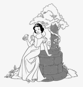 Fairy Tale Coloring Pages Snow White, HD Png Download, Transparent PNG