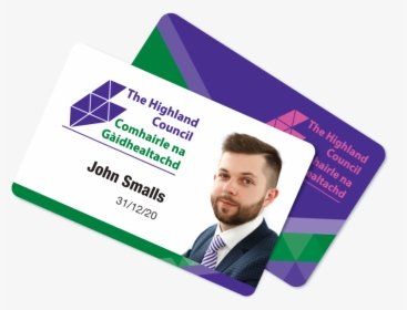 The Highland Council Printed Photo Id Card - Highland Council Id Card, HD Png Download, Transparent PNG