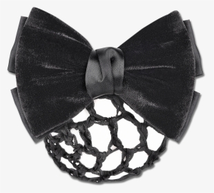 Bun Net With Decorative Velvet Bow And Clasp - Lace, HD Png Download, Transparent PNG