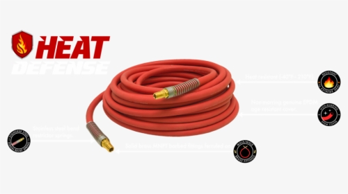 Heat Defense Rubber Air Hose - Wire, HD Png Download, Transparent PNG