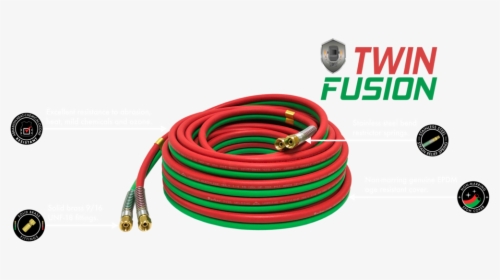 Twin Fusion Welding Air Hose - Wire, HD Png Download, Transparent PNG