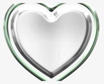 Silver Heart Transparent, HD Png Download, Transparent PNG