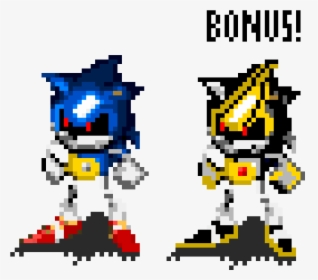Metal Sonic Png - Sonic 3 Metal Sonic Sprites, Transparent Png, Transparent PNG
