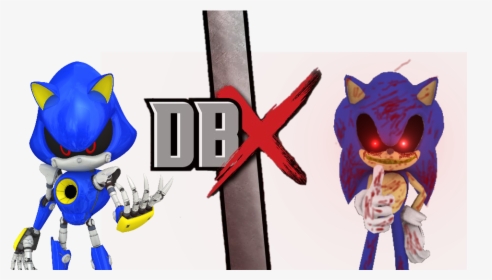 #dbx Battle Metal Sonic Vs Sonic - Metal Sonic, HD Png Download, Transparent PNG