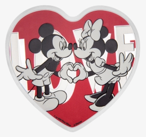 Mickey And Minnie Inside A Heart, HD Png Download, Transparent PNG