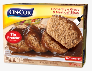 Home Style Gravy & Meatloaf Slices - Cor Meatloaf, HD Png Download, Transparent PNG