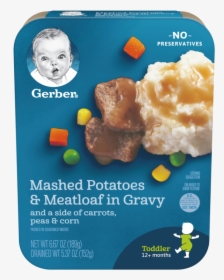 Mashed Potatoes & Meatloaf In Gravy - Gerber Mashed Potatoes And Meatloaf, HD Png Download, Transparent PNG