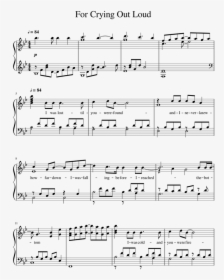 Crying Out Loud Sheet Music, HD Png Download, Transparent PNG