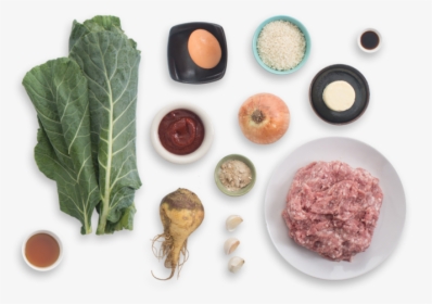 Pork Meatloaf With Mashed Rutabaga & Sautéed Collard - Superfood, HD Png Download, Transparent PNG