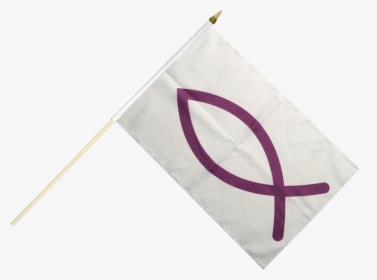 Ichthys Ichthus Hand Waving Flag - Flag, HD Png Download, Transparent PNG