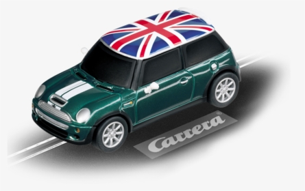 Mini Cooper S British Racing Green - Carrera 1 32 Cheetah Slot Car, HD Png Download, Transparent PNG