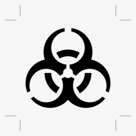 Biohazard, Poisonous, Warning, Danger, Attention, Black - Biohazard Symbol Small, HD Png Download, Transparent PNG