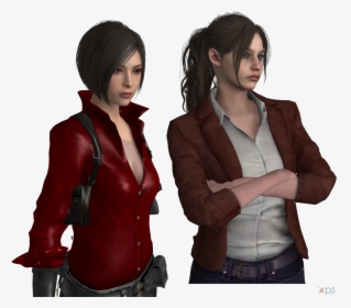 Resident Evil Ada Wong Claire Redfield Residentevil - Claire Redfield Ada Wong, HD Png Download, Transparent PNG