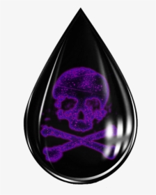 #drop #gota #poison #veneno #danger #peligro #endanger - Skull, HD Png Download, Transparent PNG
