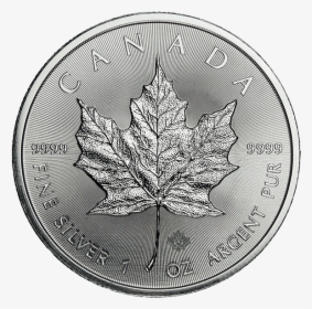 2018 Canadian Silver Maple Leaf Coin, HD Png Download, Transparent PNG