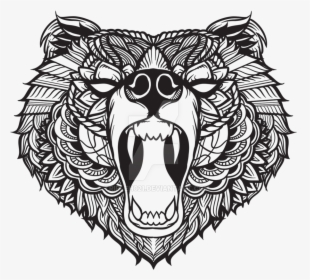 Florida Black Bear Tattoo Grizzly Bear Youtube - Maori Bear, HD Png Download, Transparent PNG