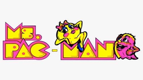 Ms Pac Man Arcade Marquee, HD Png Download, Transparent PNG