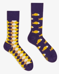 Fish And Scales - Sock, HD Png Download, Transparent PNG