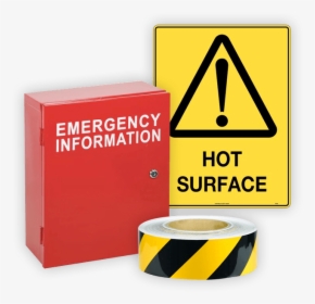Home Banner 2 Safety Signs - Caution Hot Surface Sticker, HD Png Download, Transparent PNG