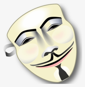 Guy Fawkes Mask Portable Network Graphics Anonymous - Mask, HD Png Download, Transparent PNG