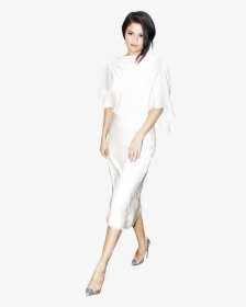 Selena Gomez White Dress Png Image - Selena Gomez White Dress, Transparent Png, Transparent PNG