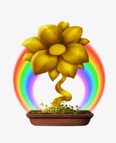 Transparent Rainbow Pot Of Gold Png - Flowerpot, Png Download, Transparent PNG