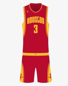 Houston Rockets Away - Huston Rockets Yellow Jersey, HD Png Download, Transparent PNG