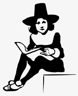 Lady Reading - Drawing, HD Png Download, Transparent PNG
