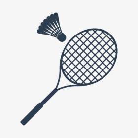 Badminton Free Desktop Background - Tennis Racket Coloring Page, HD Png Download, Transparent PNG
