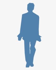 Transparent Man In Suit Silhouette Png, Png Download, Transparent PNG