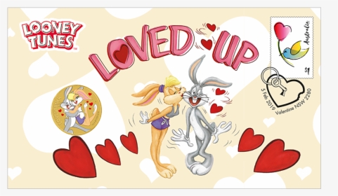 Looney Tunes Lovestruck Postal Numismatic Cover Product - Looneytunes 2019, HD Png Download, Transparent PNG