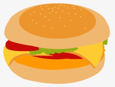 Clip Art Thanksgiving Burger Cheese Tomato - Cheeseburger, HD Png Download, Transparent PNG